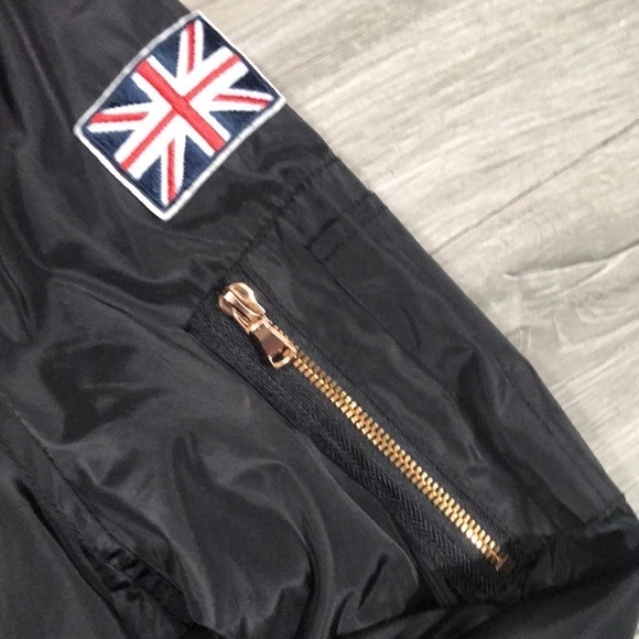 NYJK52 BOMBER JACKET W/PATCHES size L - Picture 11 of 15